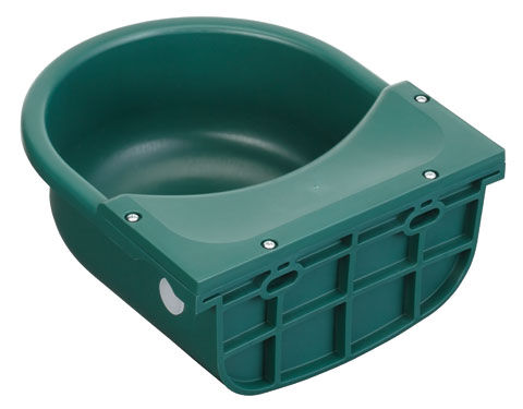 Schwimmertrnkebecken grn aus Kunststoff, 3 l