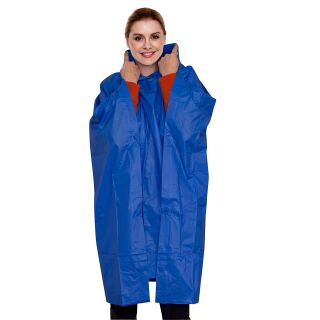 Poncho, hellblau