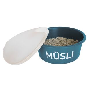Müsli-Schale Futterschale mit Deckel