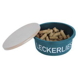 Leckerlie-Schale Futterschale mit Deckel 2 Liter