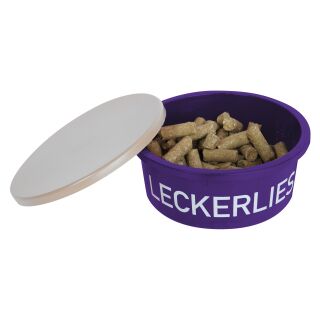 Leckerlie-Schale Futterschale mit Deckel 2 Liter, rosa