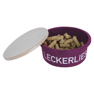 Leckerlie-Schale Futterschale mit Deckel 2 Liter, rosa