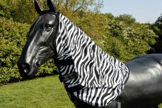 Halsteil für Fliegendecke Zebra Pony