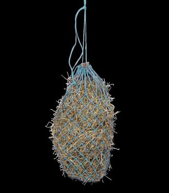 Heutnetz engmaschig, azurblau