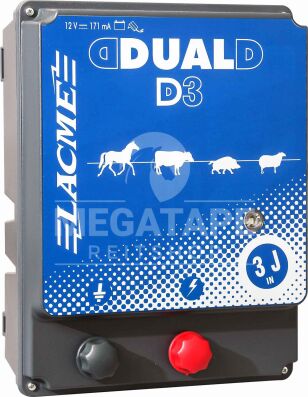 Lacme Weidegerät Akku- und Netzgerät DUAL D3, 12V-230V, 2,0 J