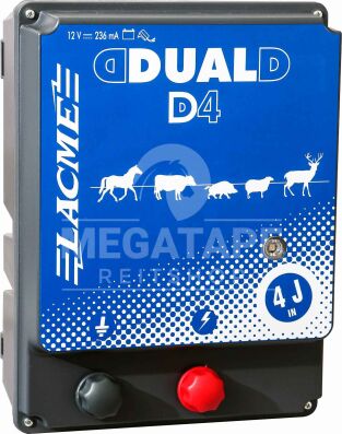 Lacme Weidegerät Akku- und Netzgerät DUAL D4, 12V-230V, 3,0 J