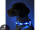LED-Hundehalsband "cash" M blau