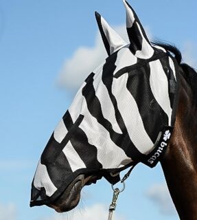 Bucas Fliegenmaske Zebra Full Face