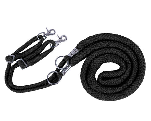 Longierstricke XL Schwarz