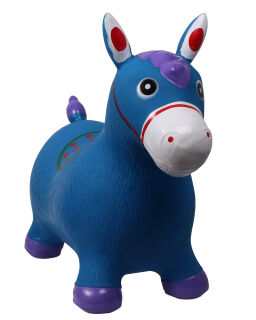 Jumpy Horse Blau