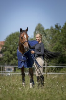 Ekkia RIDING WORLD POLARDECKE, Kreuzgurte 115 cm
