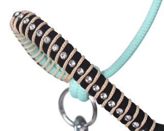 Knotenhalfter kombi Liberty Shetty Ice green
