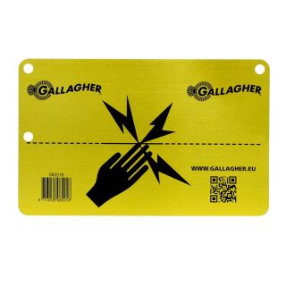 Gallagher Aluminium EU Warnschild (1)