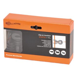 Gallagher Doppelklipp-Isolator für Federstahlpfahl...