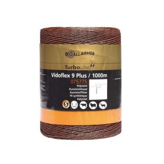 Gallagher Vidoflex 9 TurboLine Plus 1000m terra