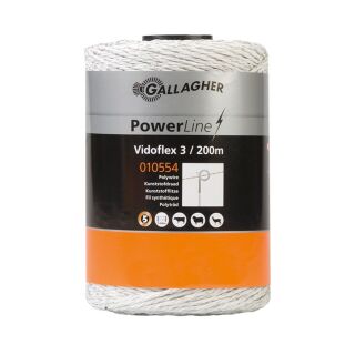 Gallagher Vidoflex 3 PowerLine 200m weiß