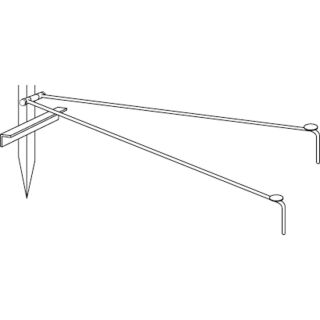 Gallagher Ausleger für Montagepfähle