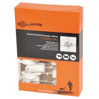 Gallagher Universal-Isolator ø6 bis 16mm weiß (10)