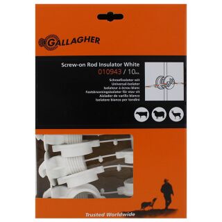 Gallagher Universal-Isolator ø6 bis 16mm weiß (10)