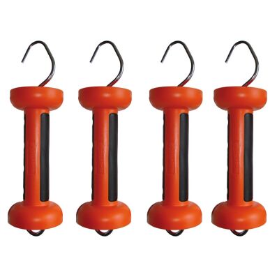 Gallagher Torgriff Soft Touch Orange Standard (Edelstahl) 4er Pack (4)