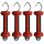 Gallagher Torgriff Soft Touch Orange Breitband (Edelstahl) 4er Pack (4)