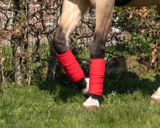 Fleece bandagen Hellrot 3m