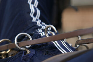 Geschirr-Fliegendecke mit Halsteil Blau 135