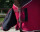 Fleecedecke mit Ornament Bordeaux/Silber 195/6’5”/145