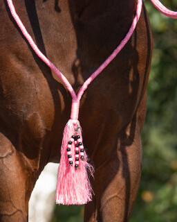 Knotenhalfter kombi Liberty Flamingo-Pink Extra Full