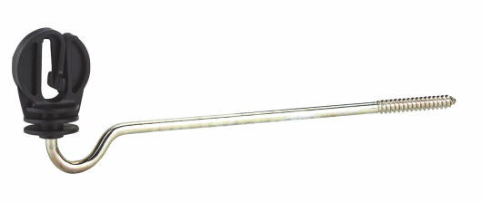 Weidezaun Vorbau-Bandisolator 20 mm - 22 cm Schaft, 10 St.