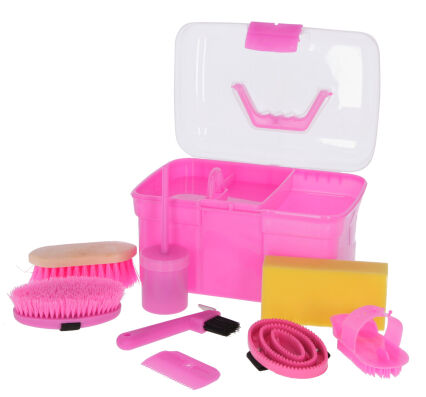 Putzbox befllt f.Kinder, rosa,