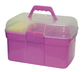 Putzbox befüllt f.Kinder, rosa,