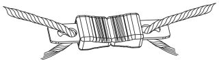 Seilverbinder Litzclip, 6mm, Edelstahl, 5 Stück