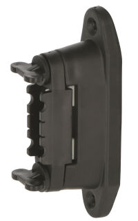Profi Eck-/Streckenisolator, schwarz, für 4cm-Band, AKO