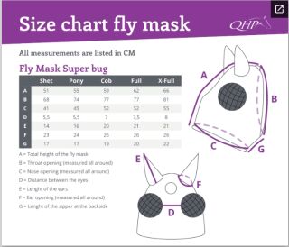 QHP Fliegenschutzmaske Super bug Shetty