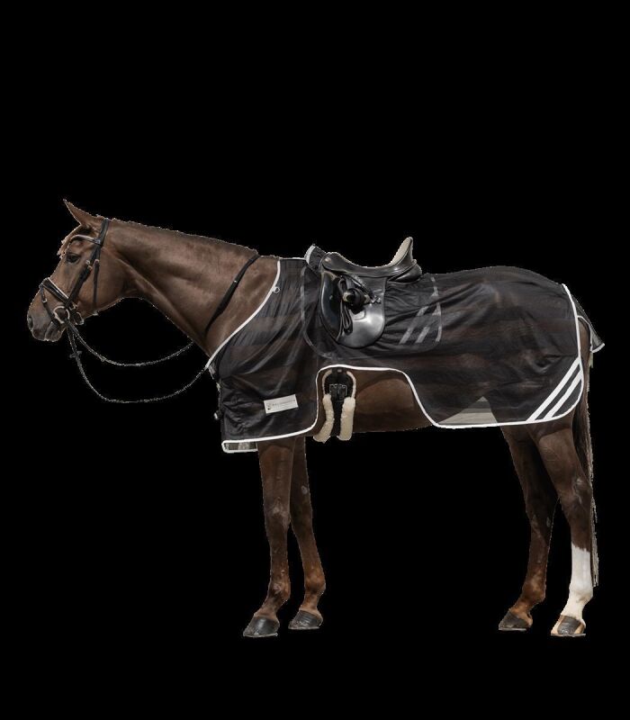 WALDHAUSEN Reflex Ausreitdecke - Neon Gelb Mit Silber-Leuchtstreifen