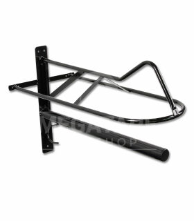 Sattelhalter mit Sattelunterlagenstange, schwarz