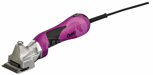 Lister Pferdeschermaschine CUTLI (Gehäuse purpur/Kopf alu) mit Messersatz LI 102