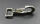 Karabiner Karabinerhaken 1" Zoll Blattfederhaken mit feststehender, gerader Öse aus Zinkdruckguss  vernickelt